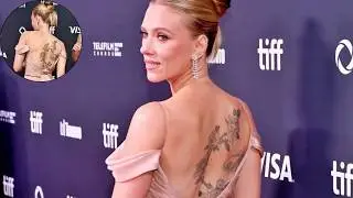 Scarlett Johansson Bares Her Back Tattoos on TIFF 2025 Red Carpet!