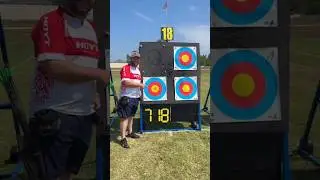 Mike Schlosser shot 718 At Gator Cup 2025 #worldarchery #archeryglobal #usaarchery #gatorcup2025