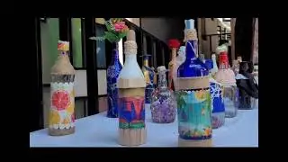 Botellas decoradas - Alcald&iacute;a de Cojutepeque - Edici&oacute;n para Pasant&iacute;a en Comunicaciones