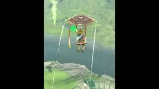 Korok Launch with Zonai Cannon: Legend of Zelda Tears of the Kingdom #totkclips #totkshorts