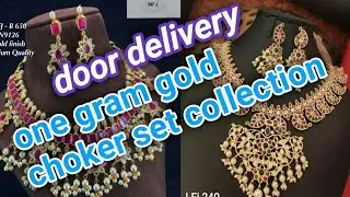 #1gram gold #choker #set #collection new collection new designs superb updated designs