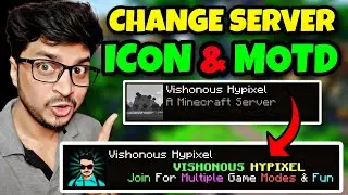 EASIEST Way to Change Your Minecraft Server Icon and MOTD | How To Add Server Icon & MOTD