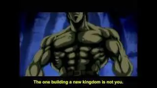 Kenshiro destroys Sanga