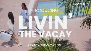 Upgrade travel game with our vacation collection of Printed Luggage & travel sets Livin' The Vacay.