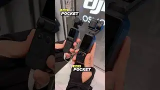 Dji pocket 3 vs Dji pocket 2 #shorts #dj #djipocket #djipocket2 #djipocket3 #comparison #camera