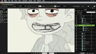 Sketching Phonemes with the Moho 13 Bitmap Brush