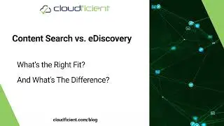 What Is the Difference Between Content Search and eDiscovery