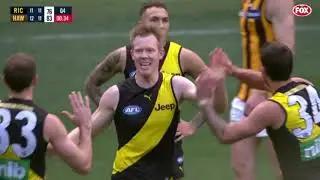 AFL- Richmond's 31 Point Comeback vs Hawthorn | Round 23 2021