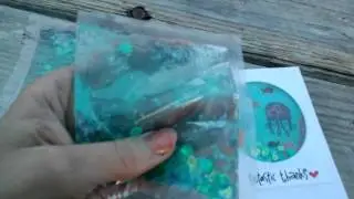 Water Ocean Scene Shaker Card!!