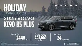 Drive Your Family Into the Holidays with the 2025 Volvo XC90 B5 Plus