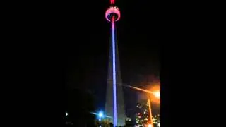 CN tower light show