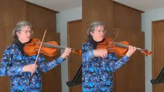 Baroque Viola Duet, new transcription Sonata 2a, Mov.3 Duet