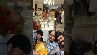 Chiranjeevi birthday celebrations 🥳 with his mother #chiranjeevi #nagababu #trending #pawankalyan
