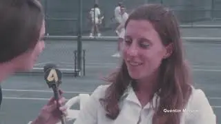 Fran&ccedil;oise D&uuml;rr Interview on Her Success Against Billie Jean King (September 4, 1971)