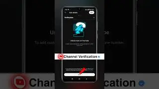 YouTube Channel Verify Kaise Kare 2026 | YouTube Channel Verification | Tech Frack #shorts
