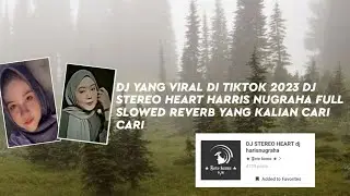 DJ YANG VIRAL DI TIKTOK 2023 DJ STEREO HEART HARRIS NUGRAHA FULL SLOWED REVERB YANG KALIAN CARI CARI