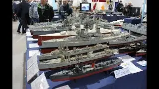 International Model Boat Show 2017 -Warwick - Warship display