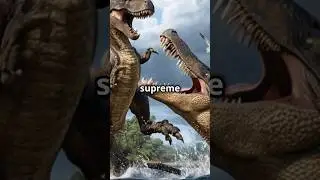 The Terrifying Supercrocodile: Sarcosuchus! Like and sub! #dinosaurs #crocodile #fossil #shorts