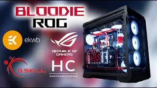 THE BLOODIE ROG : 7200 &euro; TIME LAPSE BUILD RTX 3090 - i9-11900K