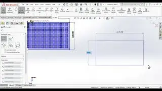 Solidworks course 1.7 sketch tools - Linear Sketch Pattern part 2