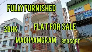 Fully Furnished 2bhk Flat For Sale At Madhyamgram Near Railway Station
