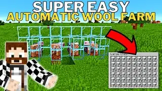 SUPER EASY Automatic WOOL FARM Tutorial - Minecraft 1.20 / 1.19