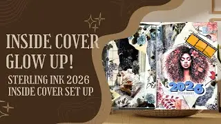Decorate My 2026 Sterling Ink Inside Planner Cover | January Subscription + Junk Kit Vibes