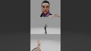 Reyna Agent Select Animation Without Effects (Different Angles)