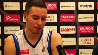 Filip Struski po meczu Polpharma - Stabill Jezioro