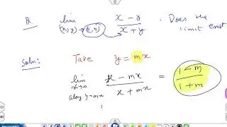 Lecture 2: Limits of two variable functions