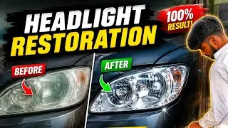 Headlight Restoration,how to clean headlights, Bwp technical works 