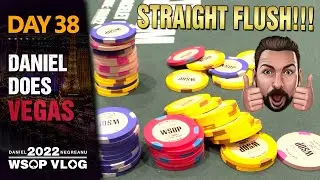 СТРИТ-ФЛЭШ!!! СНОВА В ИГРЕ - WSOP Poker Vlog 2022, день 38