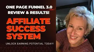 One Page Funnel 3.0 System - Your Affiliate Success System Review With More Shared Results!