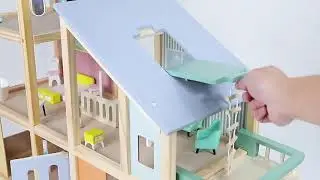Hape wooden toy house