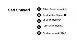 Sad Shayari Love Sad Shayari Video Breakup Shayari Dil Sad Shayari video Lovely Shayari Hindi poetry