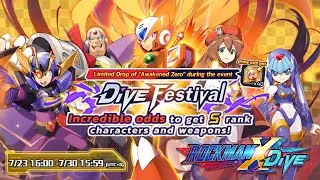 Mega Man X DiVE - Awakened Zero Skill Details, DiVE Festival, & Boss Rush Event! (July 23rd Update)