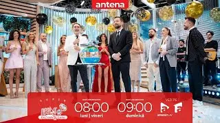 Marii artiști și campioni ai României urează rând pe rând „La mulți ani, Neatza cu Răzvan și Dani!”