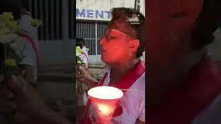 Parte2: ❤️&zwj;🔥🚩Romeiros do Apostolado da Ora&ccedil;&atilde;o realizam prociss&atilde;o luminosa em Juazeiro do Norte