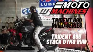 Triumph Trident 660 Stock Dyno Run | Moto Machines