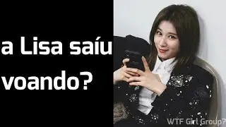 [Ligação Twice & BlackPink] Lisa saíu voando!