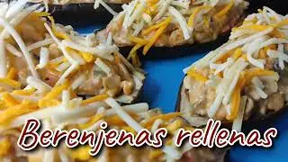 Berenjenas rellenas de marisco
