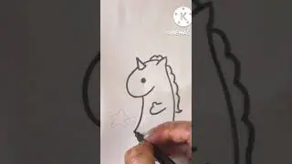 #shorts#drawinghacks  easy drawing hacks for beginners||unicorn easy drawing for kid|| drawing hacks
