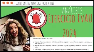 📘 EvAU Madrid Extraordinaria 2024 Opción A 2  📝🚀