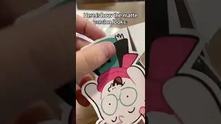 DIY sticker tutorial! #deltarune #ralsei #portal2 #wheatley #fyp #art #artist #viral #undertale