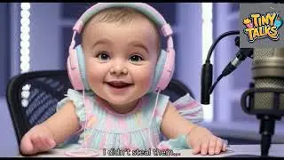 Cookies #funnybabypodcast #babytalkshow #babycomedyvideos #TinyTalksBenleyMina #podcastforkids #kids