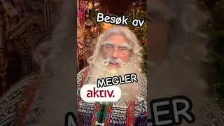 Julenissen fikk bes&oslash;k av megler
