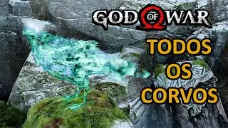 God of war - Localização de TODOS os CORVOS de Odin 51 corvos + troféu cegando o pai de todos