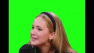 Jennifer Lawrence What do you mean Green Screen Template