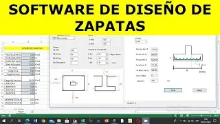 DISEÑO DE ZAPATA CON SOFTWARE LIBRE Y EXCEL (VER DESCRIPCION DEL VIDEO)