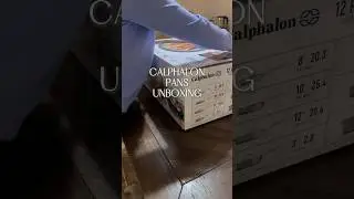 Unboxing My New Pots & Pans From @calphalon #calphalon #cookingset #cookwithme #pots #pans